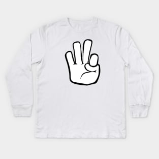 The Letter F Kids Long Sleeve T-Shirt